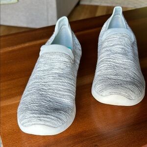 Skechers Women's Gray Slip-On Sneakers